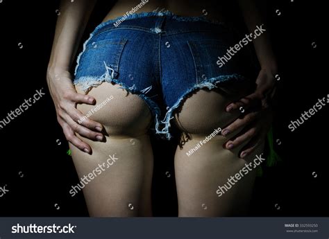 Sexy Ass Short Shorts Isolated Photo 스톡 사진 Shutterstock