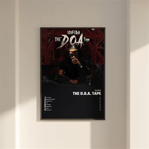 Kay Flock the Do.a. Tape Album Cover Poster, Wall Art, Kay Flock, the Doa Tape - Etsy