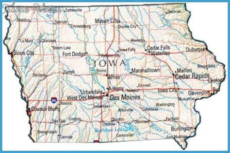 Mason City Iowa Map