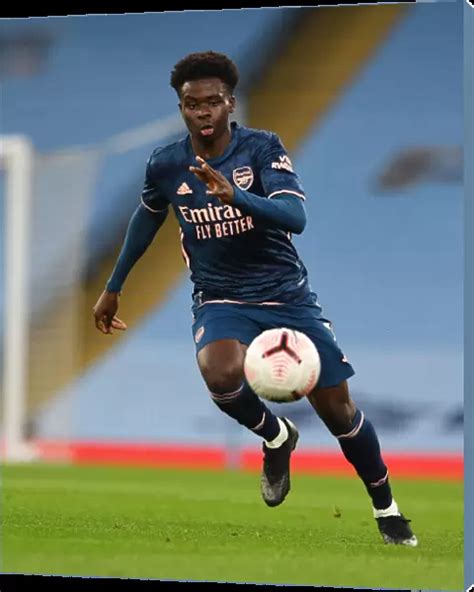 Canvas Print Of Bukayo Saka Faces Off Arsenal Vs