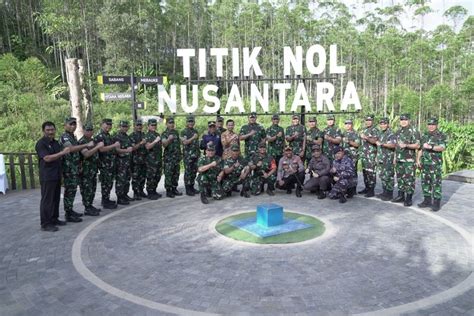 Panglima TNI Tinjau IKN Di Titik Nol Nusantara