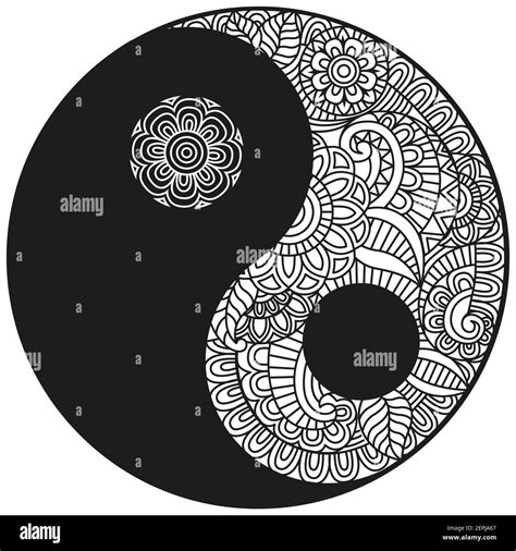 Yin And Yang Coloring Pages