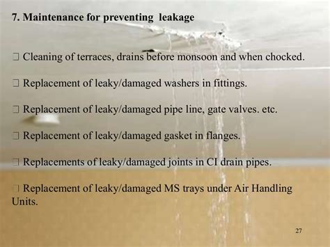 Water Leakage Problem