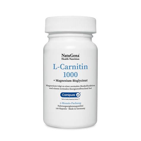 L CARNITIN 1000 Carnipure Magnesium Vegan Kapseln 120 St Shop Apotheke