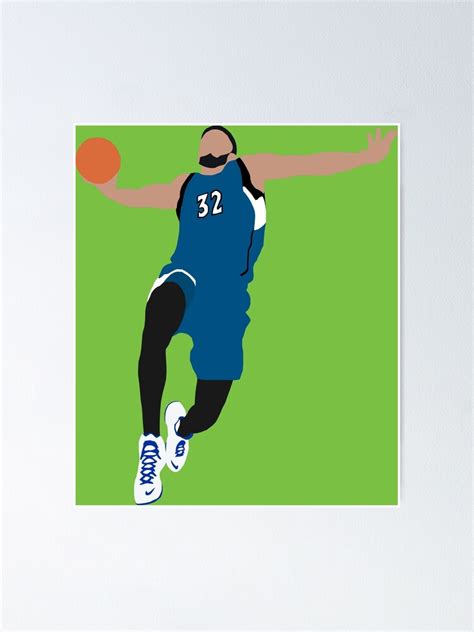 "Karl-Anthony Towns Dunk" Poster for Sale by RatTrapTees | Redbubble