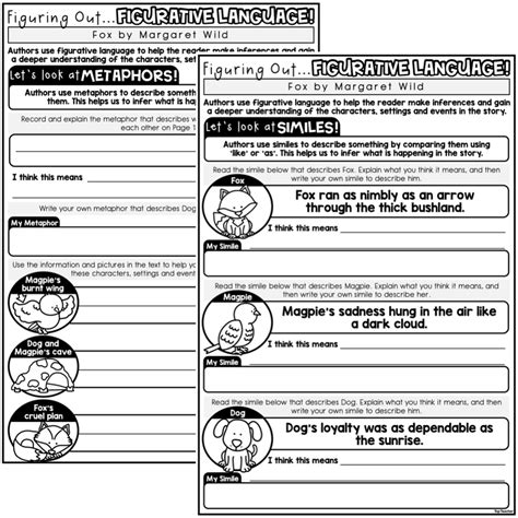 Fox Figuring Out Figurative Language Top Teacher