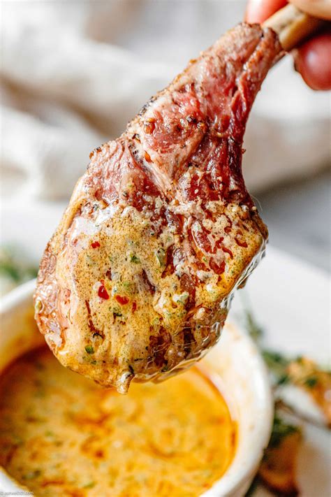 Roasted Rack of Lamb Recipe with Butter Sauce – Roasted Lamb Rack ...