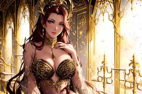 Premium Photo Sexy Woman In Lace Lingerie Posing In Studiogenerative Ai