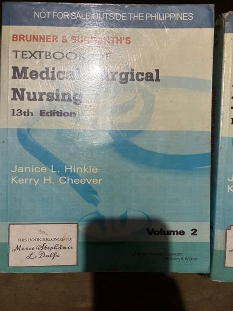 Medical Surgical Nursing 13th Ed Hobbies Toys Books Magazines