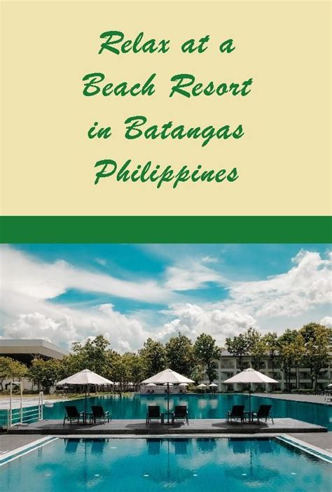 Check out these resorts in Batangas, Philippines - they have ...