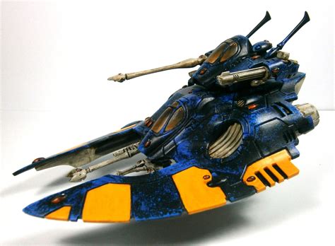 Eldar - Falcon and Wave Serpents painted - Wargaming Hub