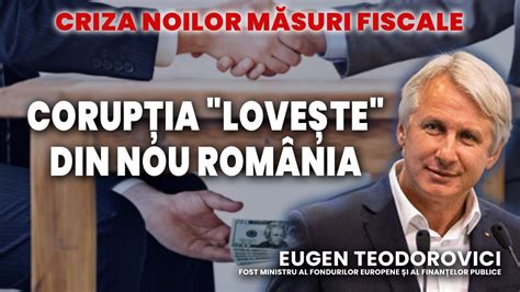 Eugen Teodorovici Despre Cele Mai Importante Subiecte Ale Momentului