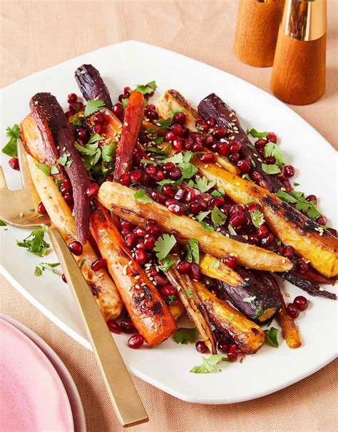 Miso Glazed Carrots With Sesame And Pomegranate Tara Teaspoon