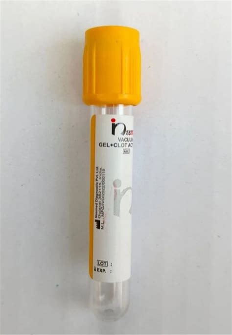 Plastic K Edta Vacuum Blood Collection Tube For Laboratory Size