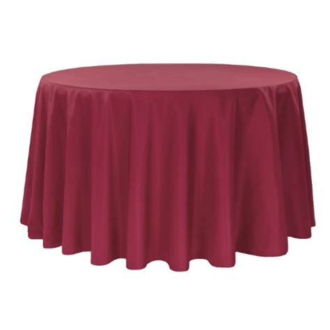 Burgundy Round Table Cloth Hire Prestige Event Hire