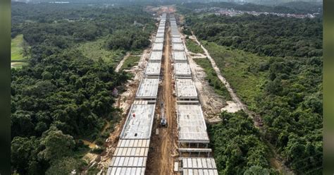 Foto Penampakan Jalan Tol Ikn Yang Membelah Hutan Kalimantan