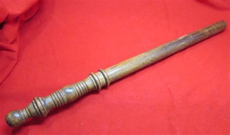 Stewarts Military Antiques - - US WWII Era Wooden Police Baton - $25.00