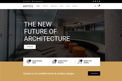 Kitecx Architecture Interior WordPress Theme Makaz