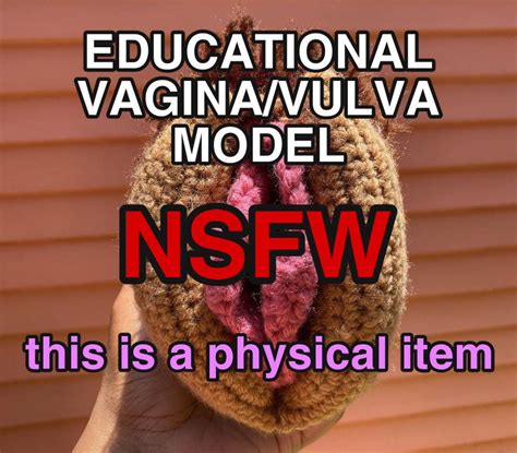 Sex Education Vagina Model Crochet And Digital Pdf Educational Etsy Ireland