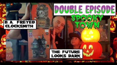 Lemax Spooktown 2023 Halloween Villages B A Freyed Clocksmith And The