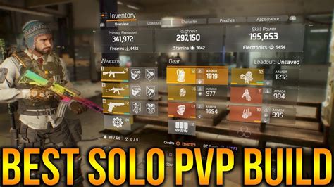 THE DIVISION BEST SOLO PVP BUILD IN PATCH 1 7 HYBRID GOLD BUILD