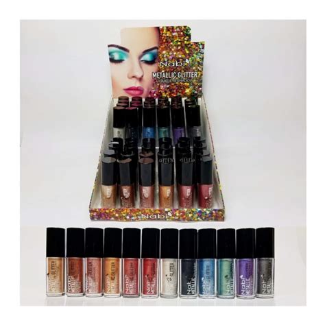 NABI COSMETICSMetallic Glitter Liquid Eyeshadow-48pcs – Luxi Cosmetics