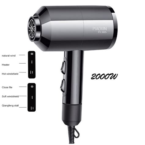 Hair Drier With Negative Lon Blow Dryer 220v Powerful Soldering Blower