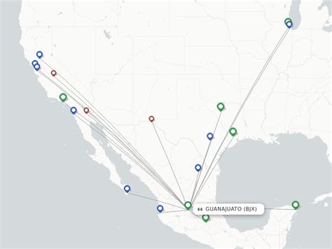 Direct (non-stop) flights from Leon/Guanajuato to San Antonio ...