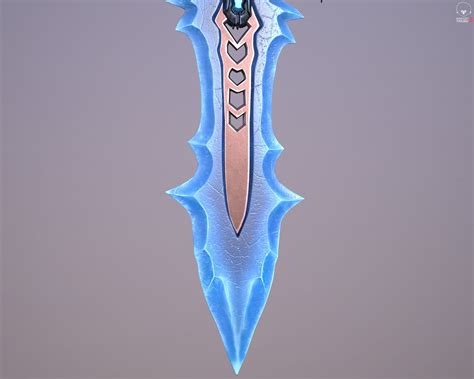 Ice Sword 3d Model Cgtrader