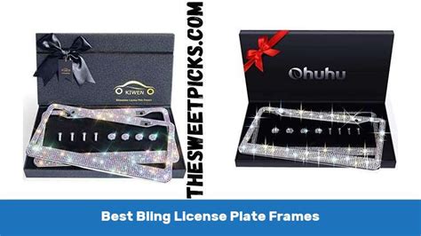 Best Bling License Plate Frames - With Buying Guides - The Sweet Picks