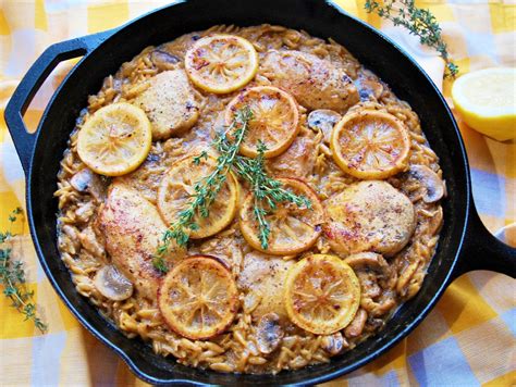 Lemon Chicken With Orzo Cooking Mamas