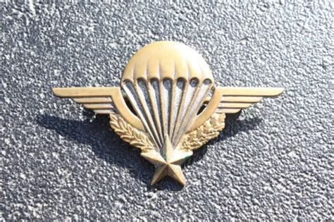 BREVET PARACHUTISTE NUMÉROTÉ Insigne Militaire Médaille Décoration