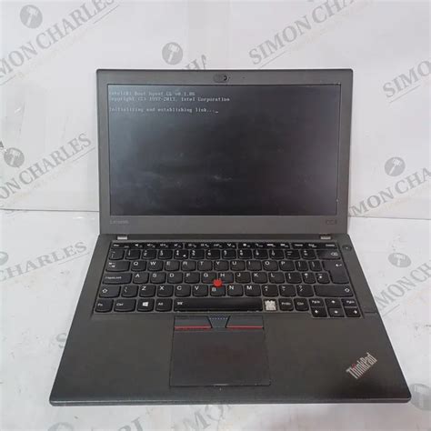 Lenovo X Thinkpad Laptop In Black Simon Charles Auctioneers