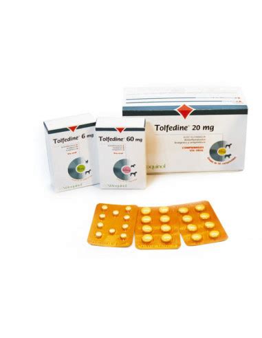 TOLFEDINE 6 Mg 20 Comprimidos De Vetoquinol