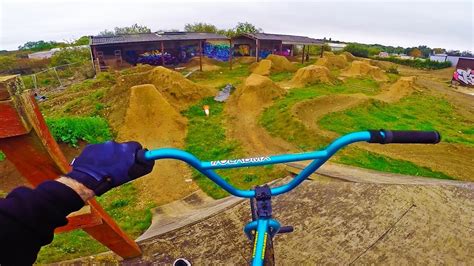 Gopro Bmx Riding On Dirt Jumps Youtube