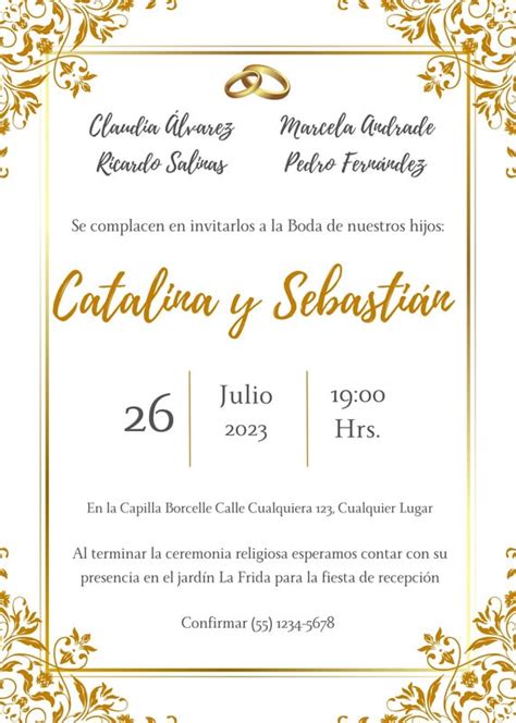 Plantillas Boda Gratis Y Editables Canva