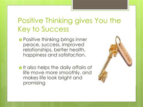 The Power of Positive Thinking | PPSX