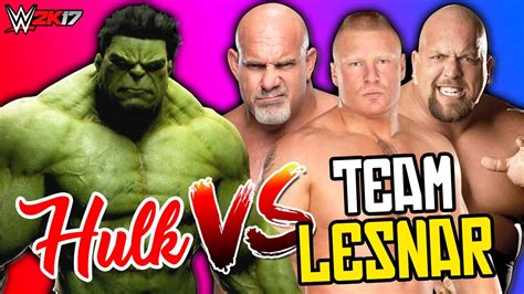 The Incredible Hulk Vs Goldberg Brock Lesnar Big Show Youtube