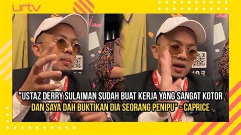 Ustaz Derry Sulaiman Buat Kerja Yang Sangat Kotor Saya Dah Buktikan