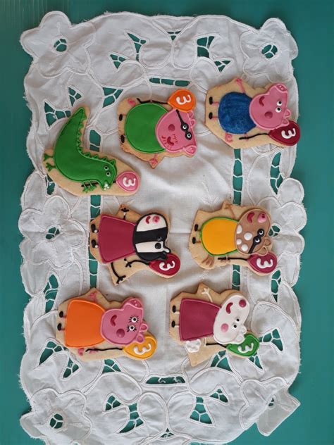 Biscoito Decorado Turma Da Peppa Pig No Elo Ateli Doce Decor D