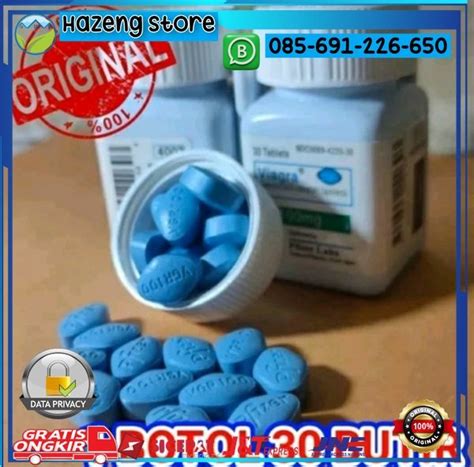 Jual Ori Bergaransi VIGRA USA Original Pil Biru Asli Obat Kuat Tahan