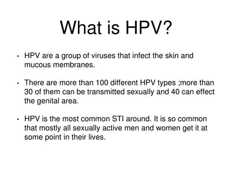 Ppt Human Papilloma Virus Hpv Powerpoint Presentation Free Download Id3494358