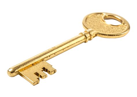 Golden Key Success Opportunity Wealth Unlock Potential Treasure Access ...