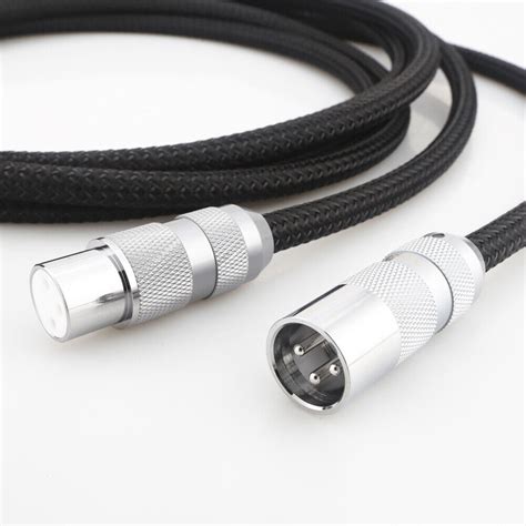 Pair Viborg Ofc Pure Copper Xlr Balance Audio Cable With Xlr Connector