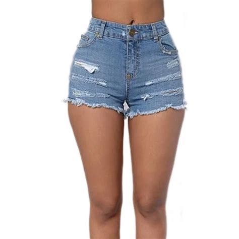 2017 Nouveaux Jeans Dété Shorts Femmes Taille Haute Denim Sexy Court