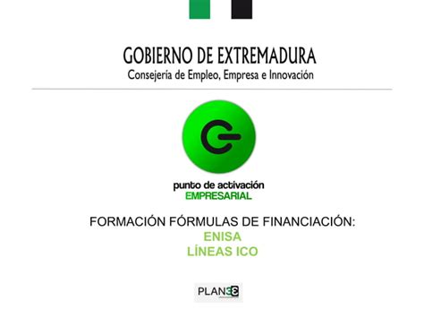 Fórmulas De Financiación Enisa E Ico 12 Julio 2012 Ppt