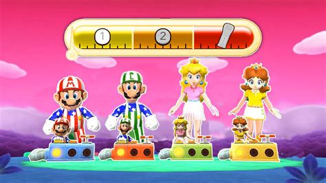 【マリオパーティ9】ミニゲーム マリオ Vs ルイージ Vs ピーチ Vs デイジー Com最強 たつじんxuhuong Mario