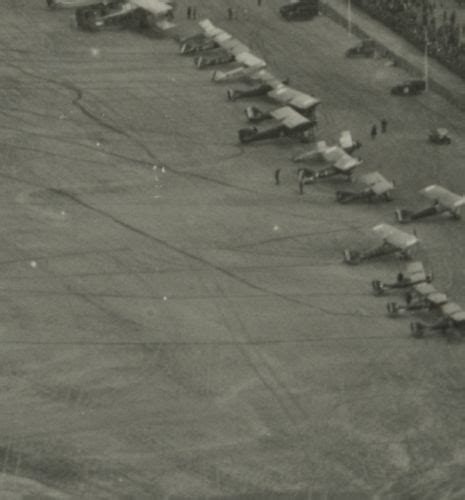 Vue A Rienne Vincennes Meeting Aerial View Aviation Foule Old Photo