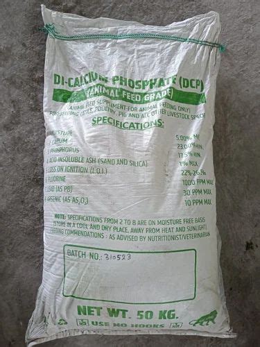 Powder 50Kg DCP Dicalcium Phosphate PP Bag At Rs 2350 Bag In