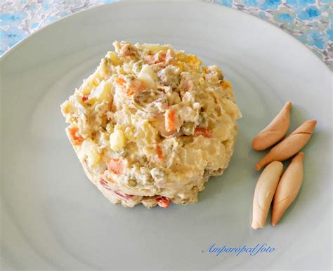 Cocinando En Casa Ensaladilla Rusa Con Salsa T Rtara